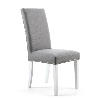 Randall Linen Effect Silver Grey Dining Chair