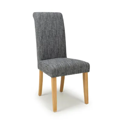 Como Grey Weave Dining Chair