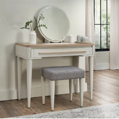 Larsen Scandi Oak And Soft Grey Dressing Table