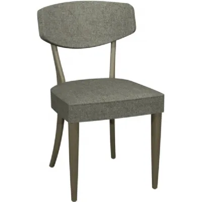 Larsen Scandi Oak Upholstered Chairs in Grey Fabric