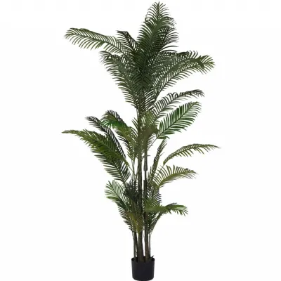 10ft Tall Faux Areca Palm Tree with Pot