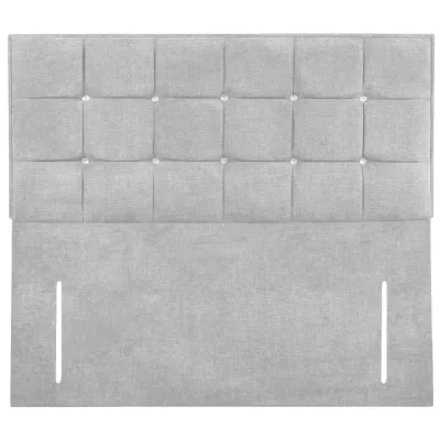 Silver Glamour Floor Standing Super King Size Headboard