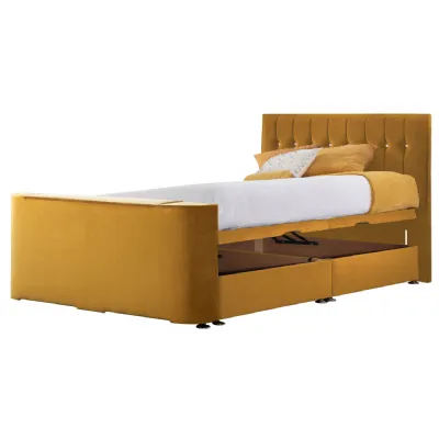 Mustard Image Sparkle Super King Size TV Bed