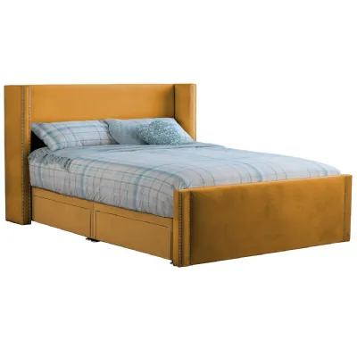 Mustard Tallis Super King Size Bed Frame