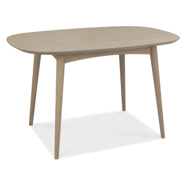 Scandi Light Oak Small 4 Seater Kitchen Dining Table