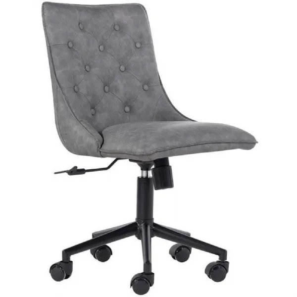 The Chair Collection Grey Button Back Office