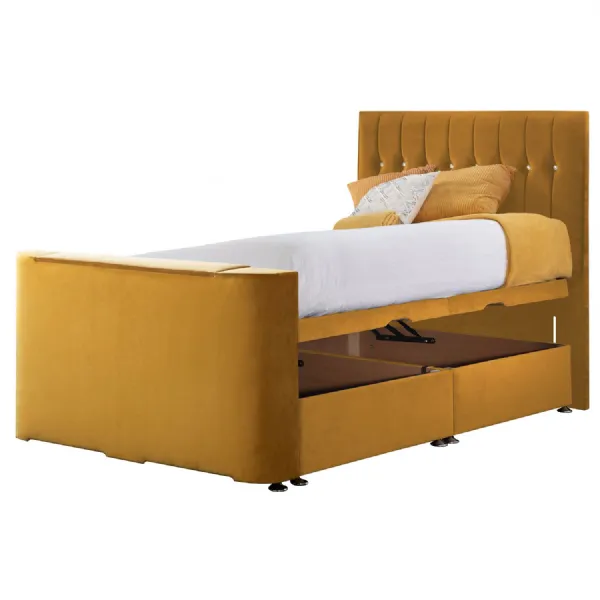 Mustard Image Sparkle King Size TV Bed