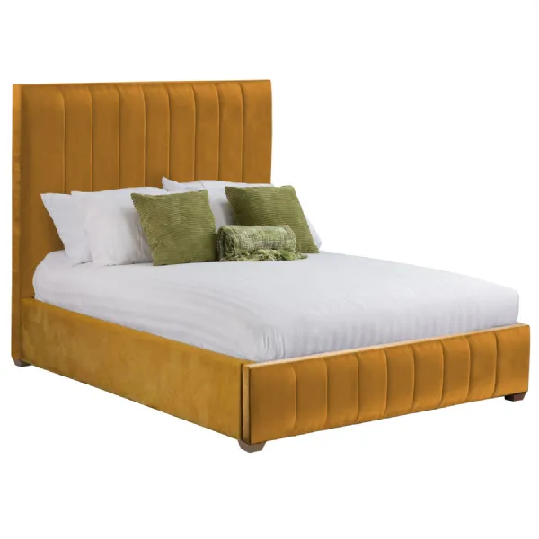 Mustard Rave King Size Standard Frame