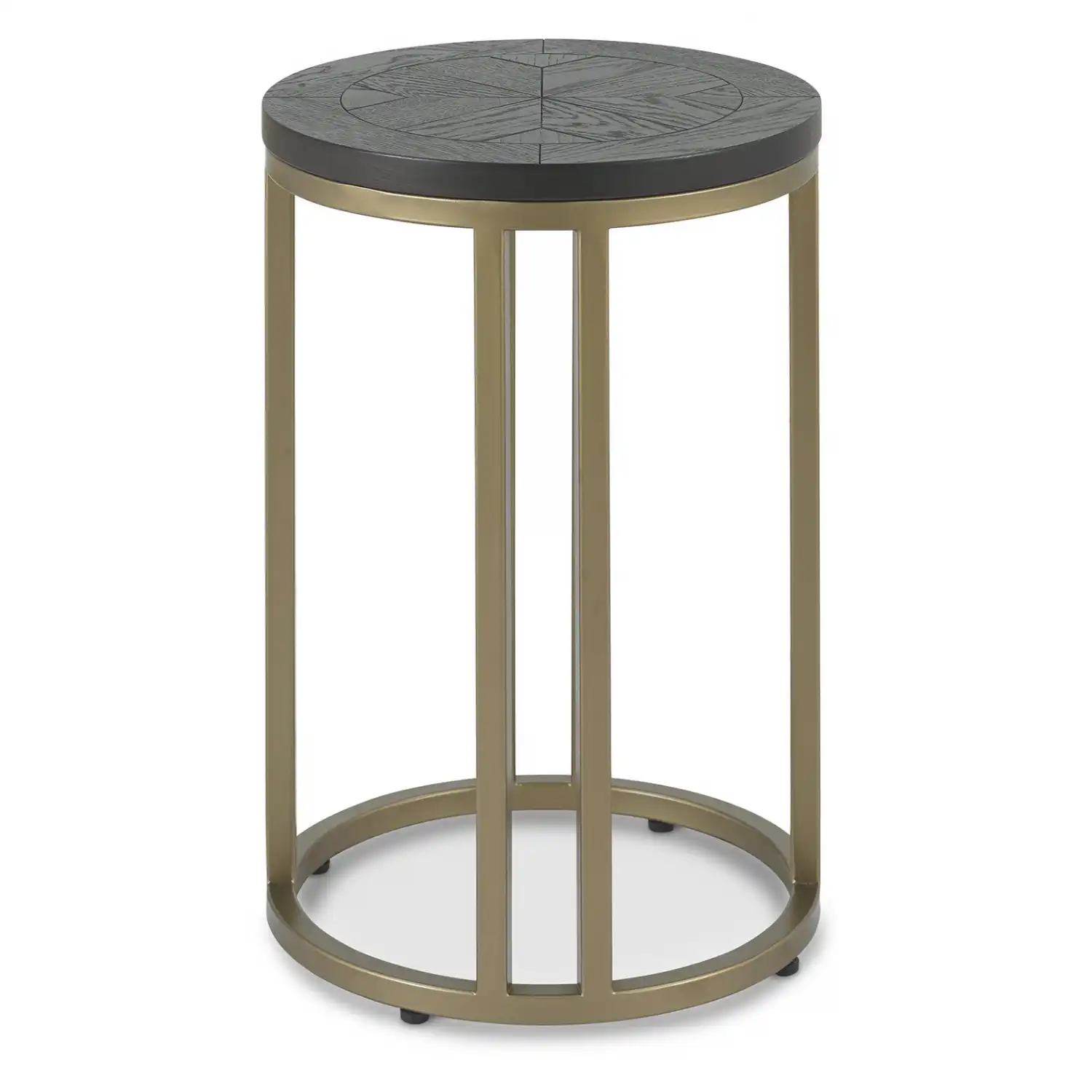 Gothic Steel and Brass Drinks Table