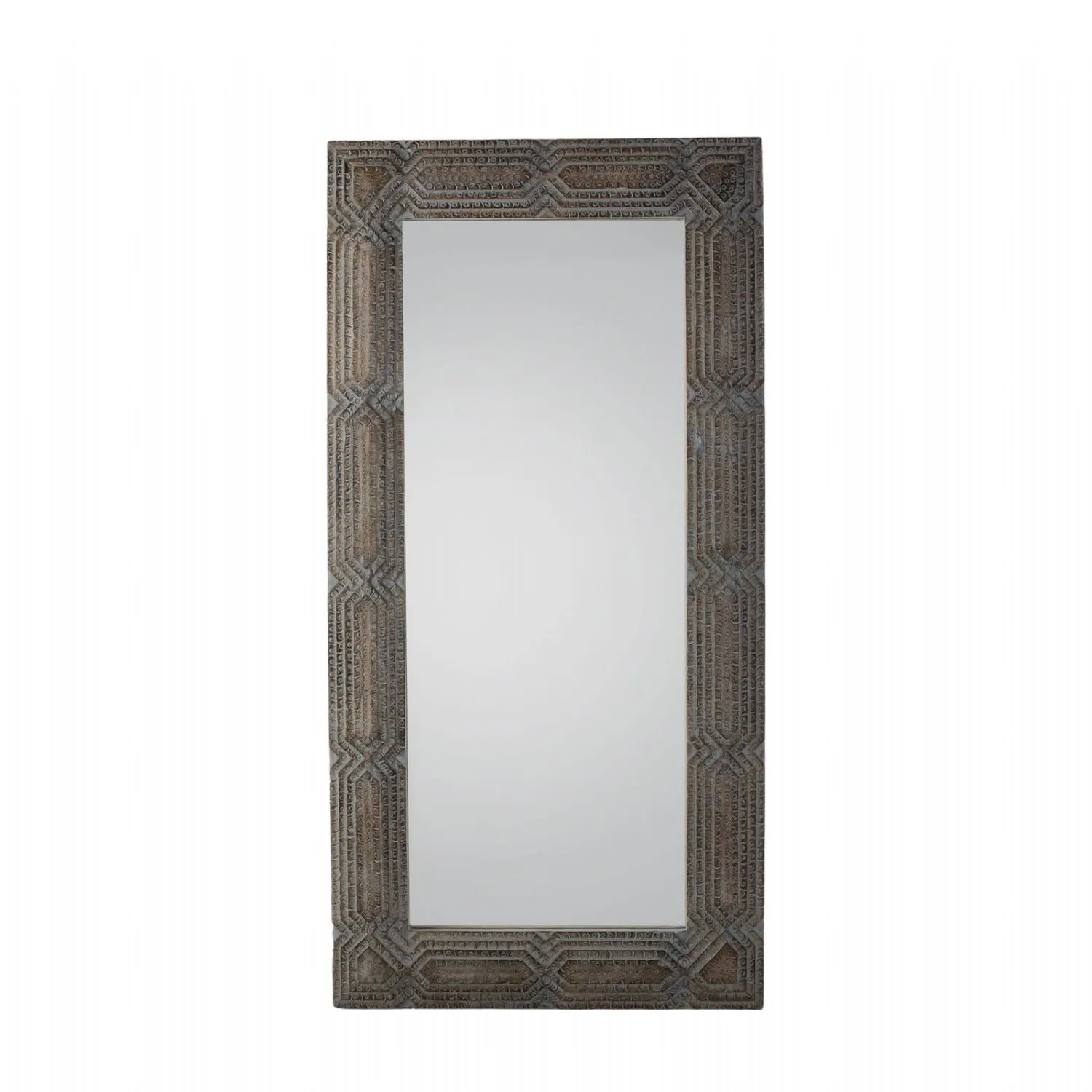 Grey Wash Extra Large Rectangular Leaner Wall Mirror