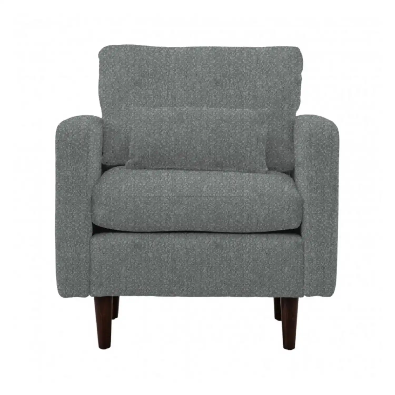 Retro Scandi Model 4 Grey Fabric Armchair