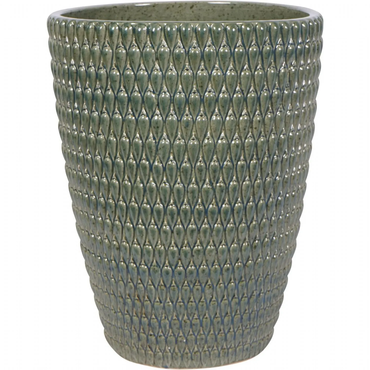 Green Extra Large Glaze Ceramic Planter