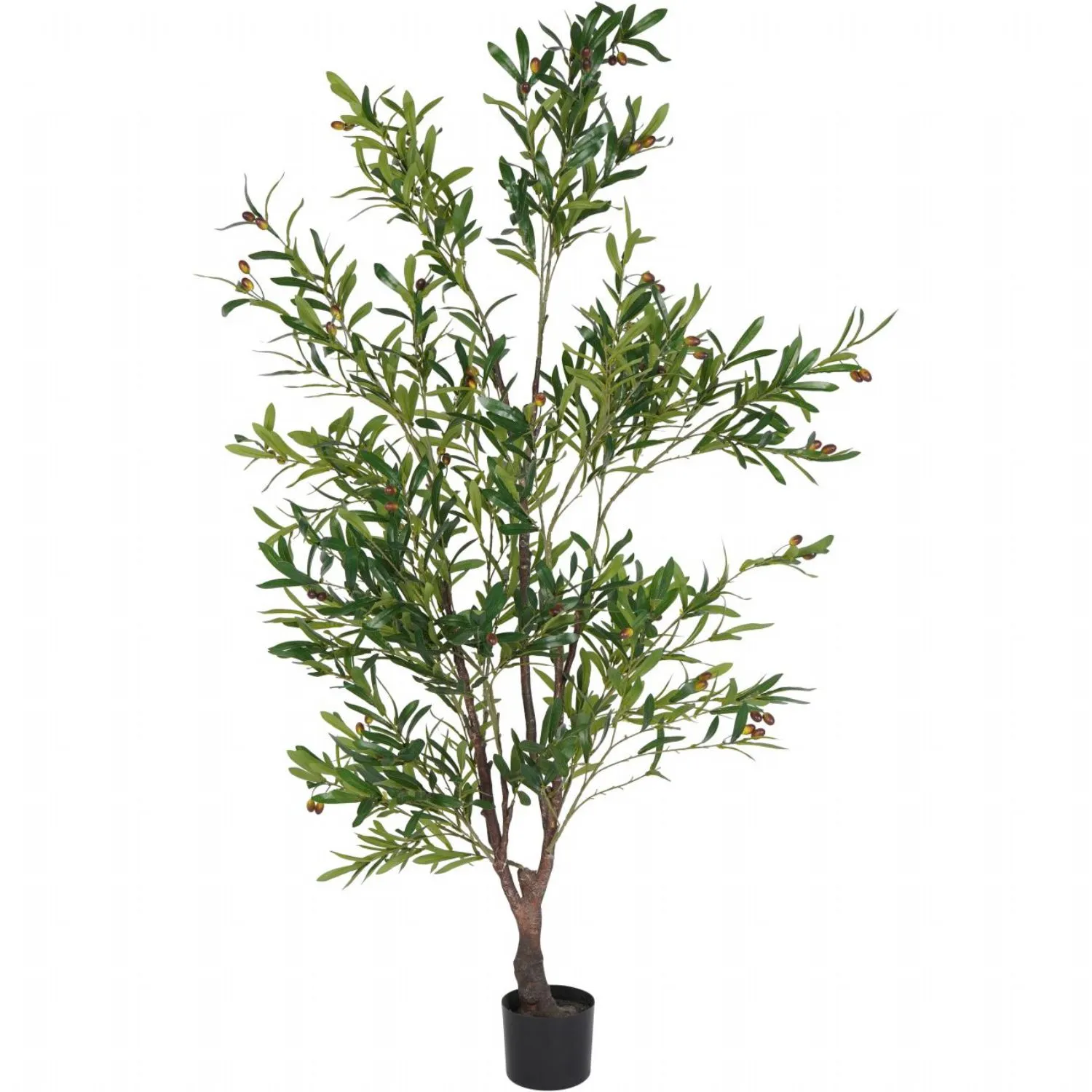 Faux Mediterranean Olive Fruit Tree 6ft