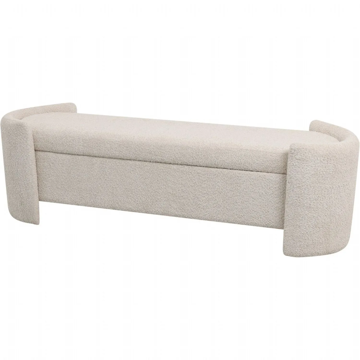 Casa Upholstered Storage Bench Taupe