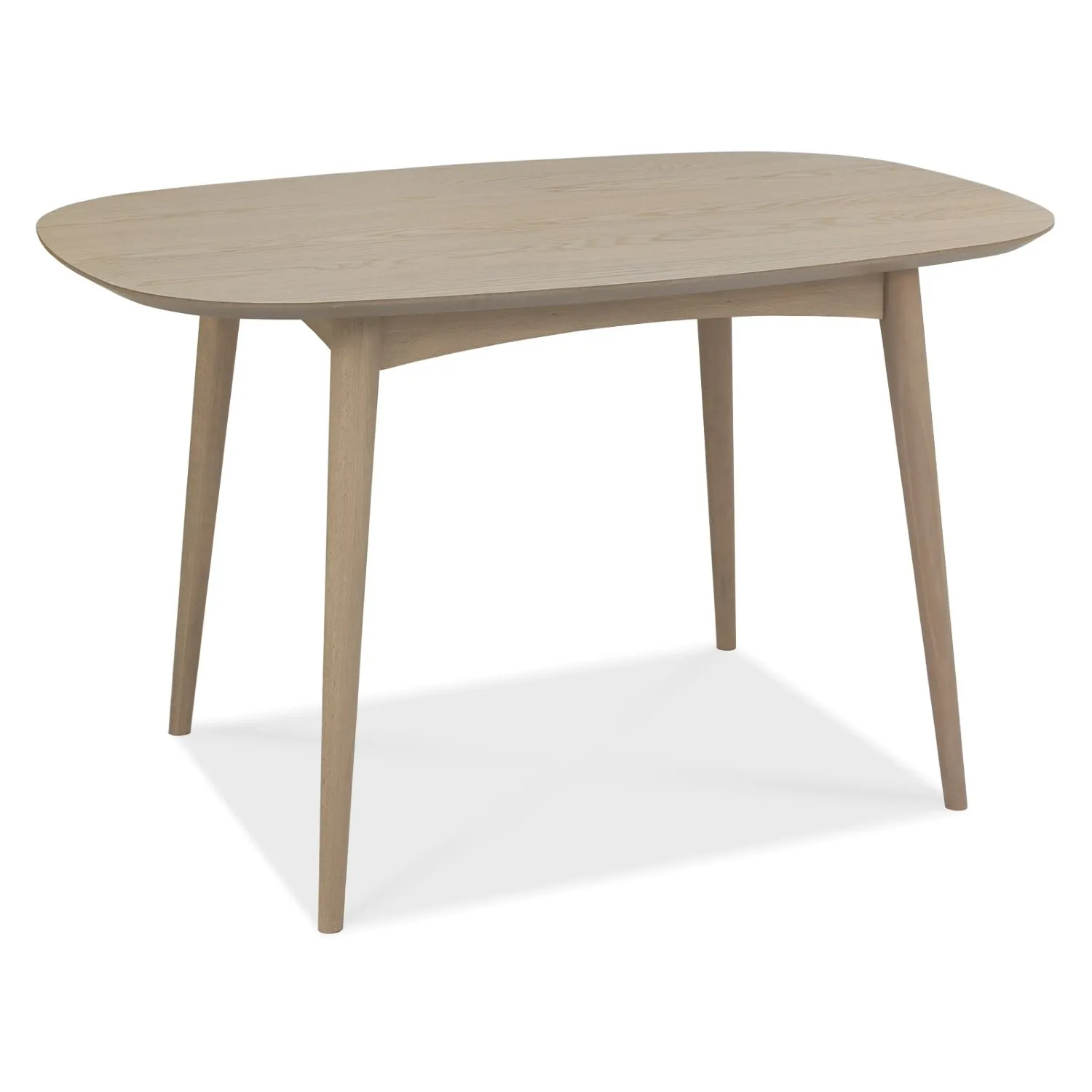 Scandi Light Oak Small 4 Seater Kitchen Dining Table