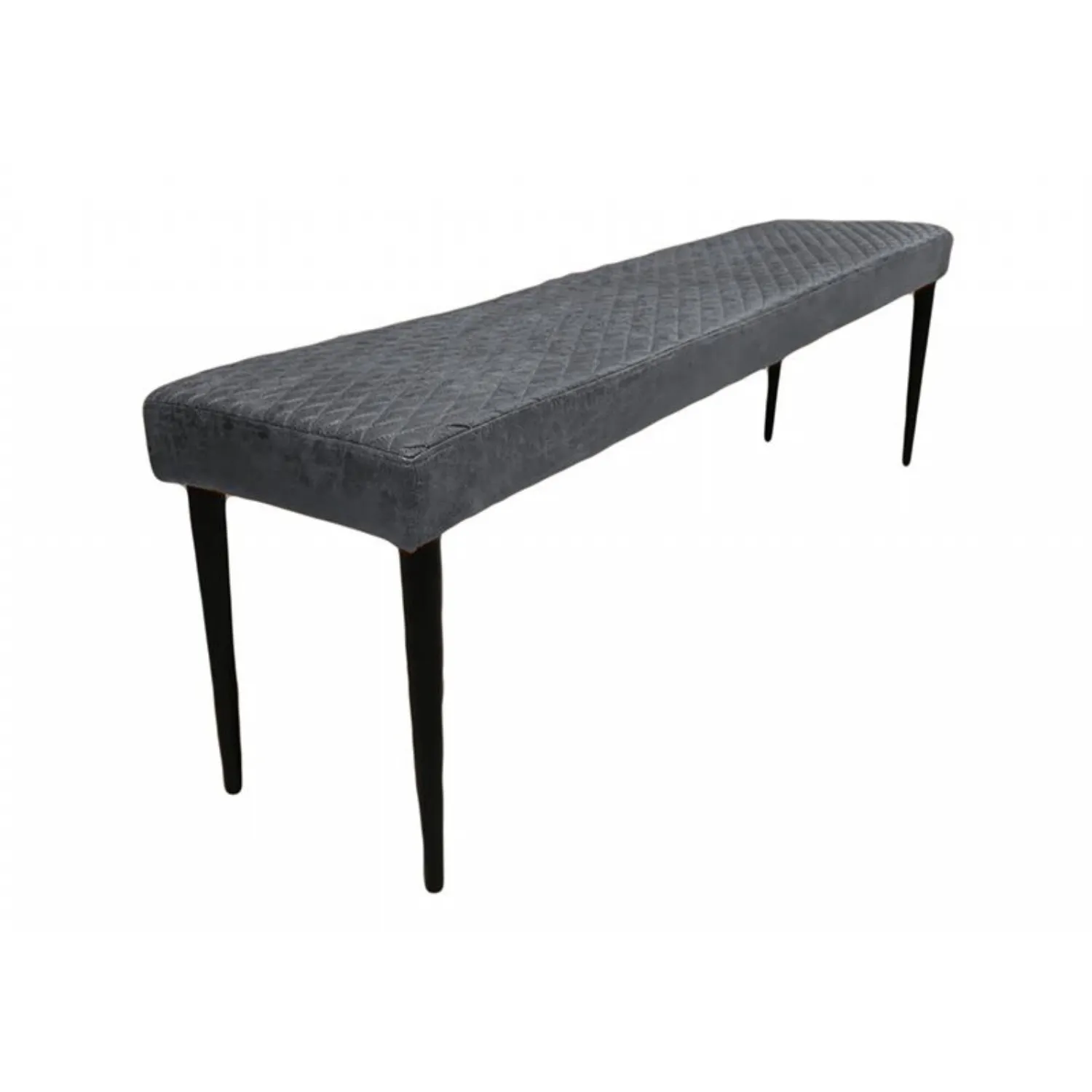 Leather bench deals black