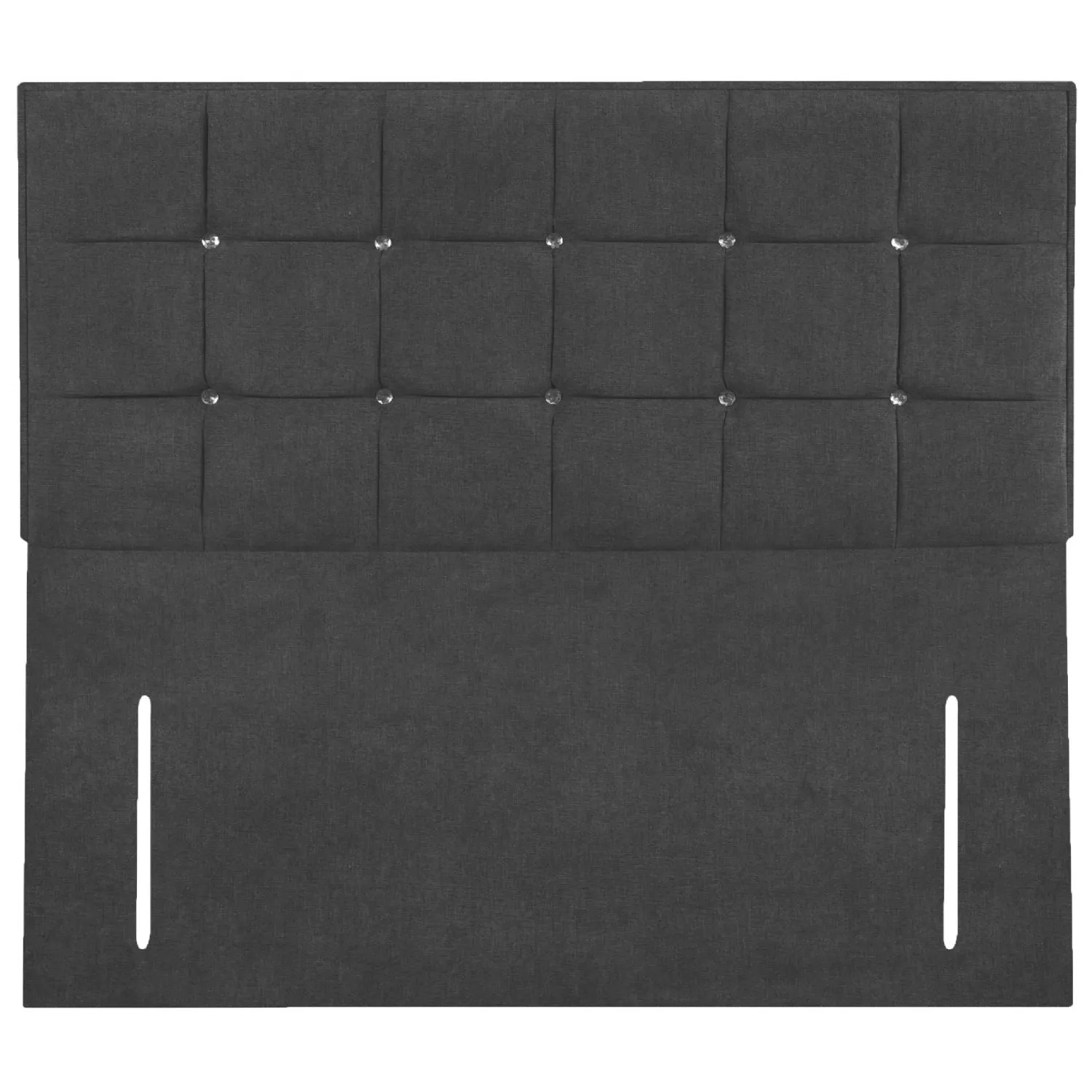 Steel Glamour Floor Standing Super King Size Headboard