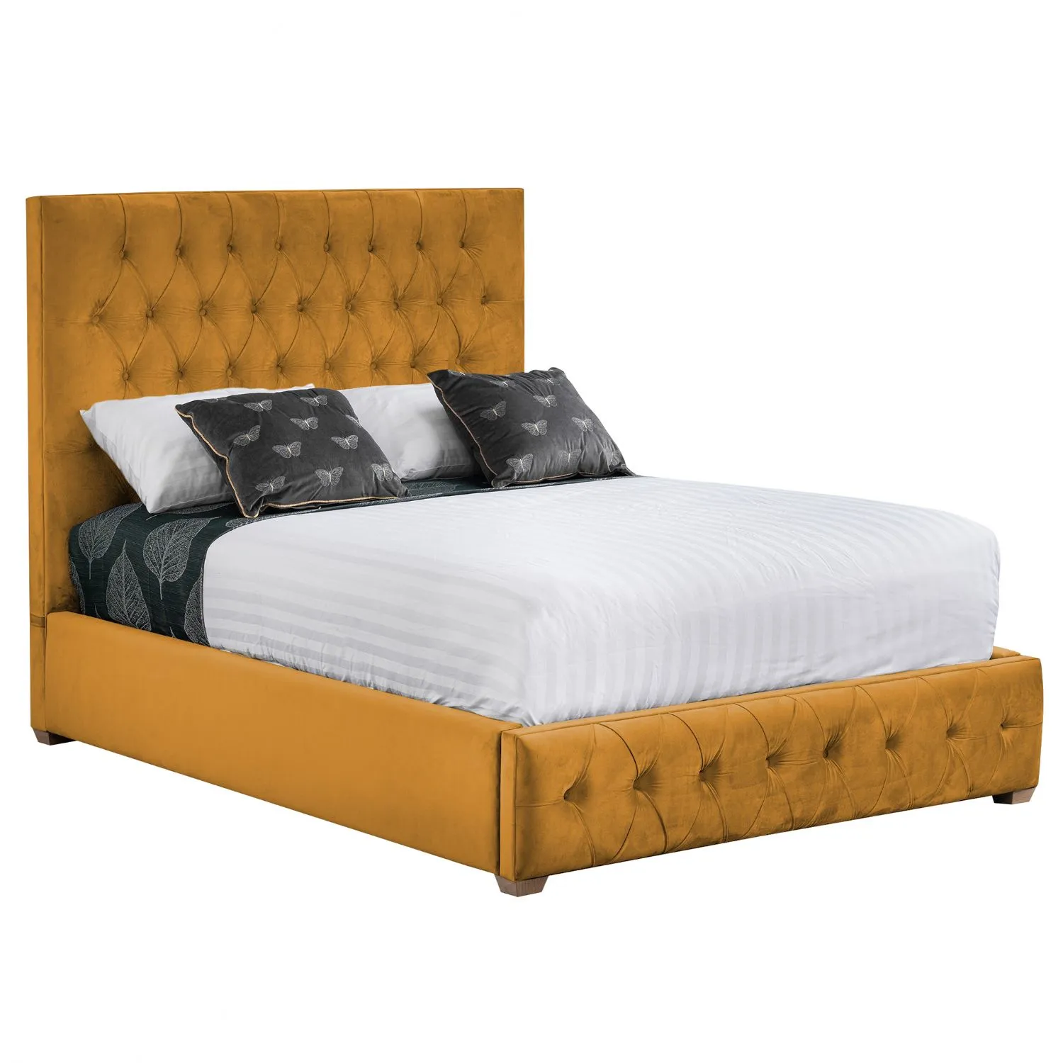 Mustard Melody King Size Standard Frame