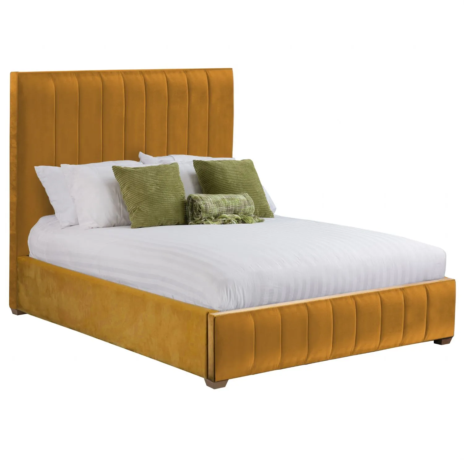 Mustard Rave Super King Size Standard Frame