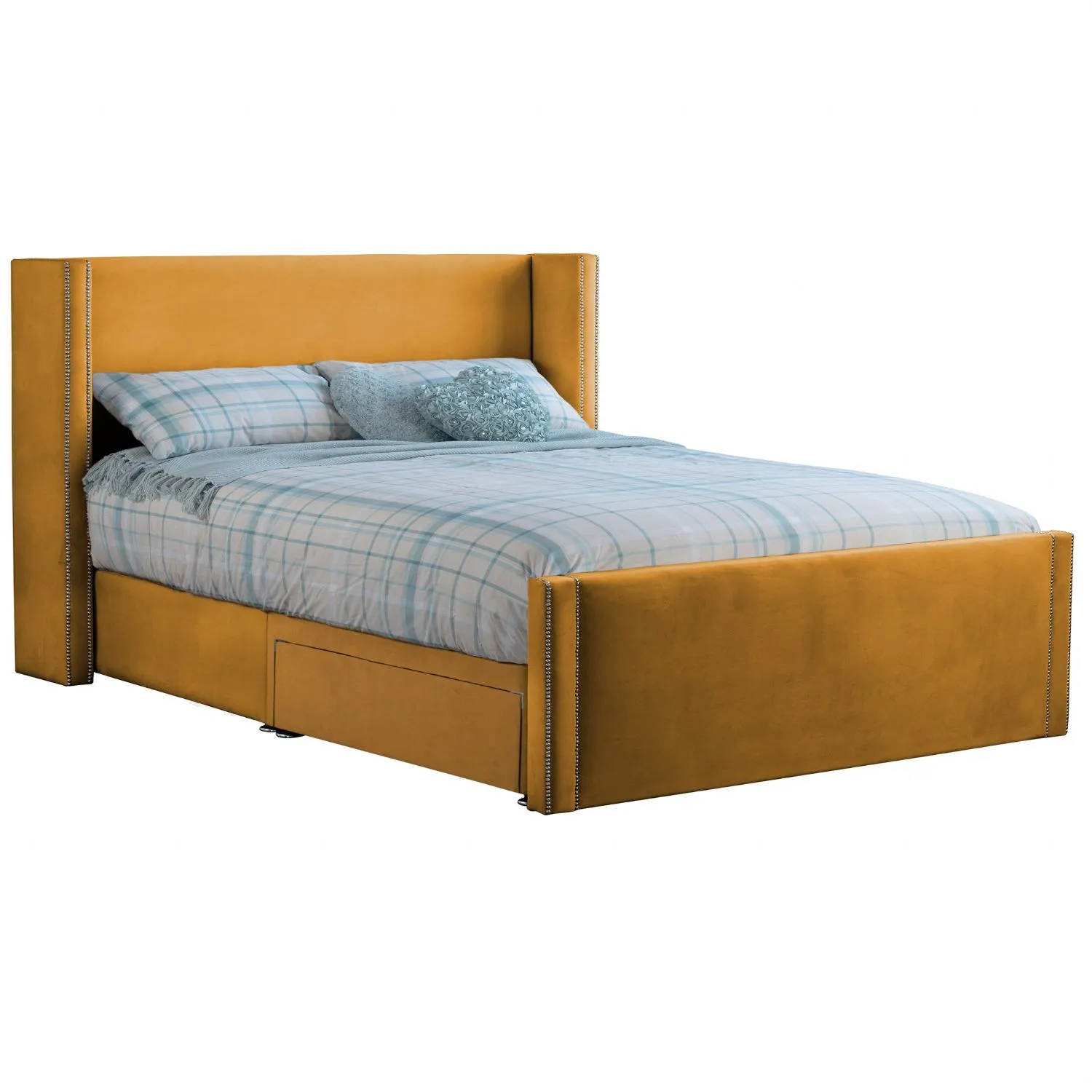 Mustard Tallis Super King Size Bed Frame